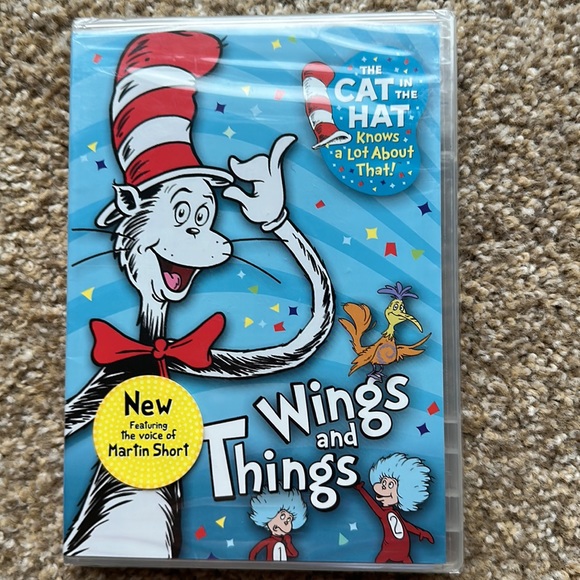 The Cat in the Hat Wings and Things The Wubbulous World of Dr. Seuss DVDs NWT - Picture 2 of 6